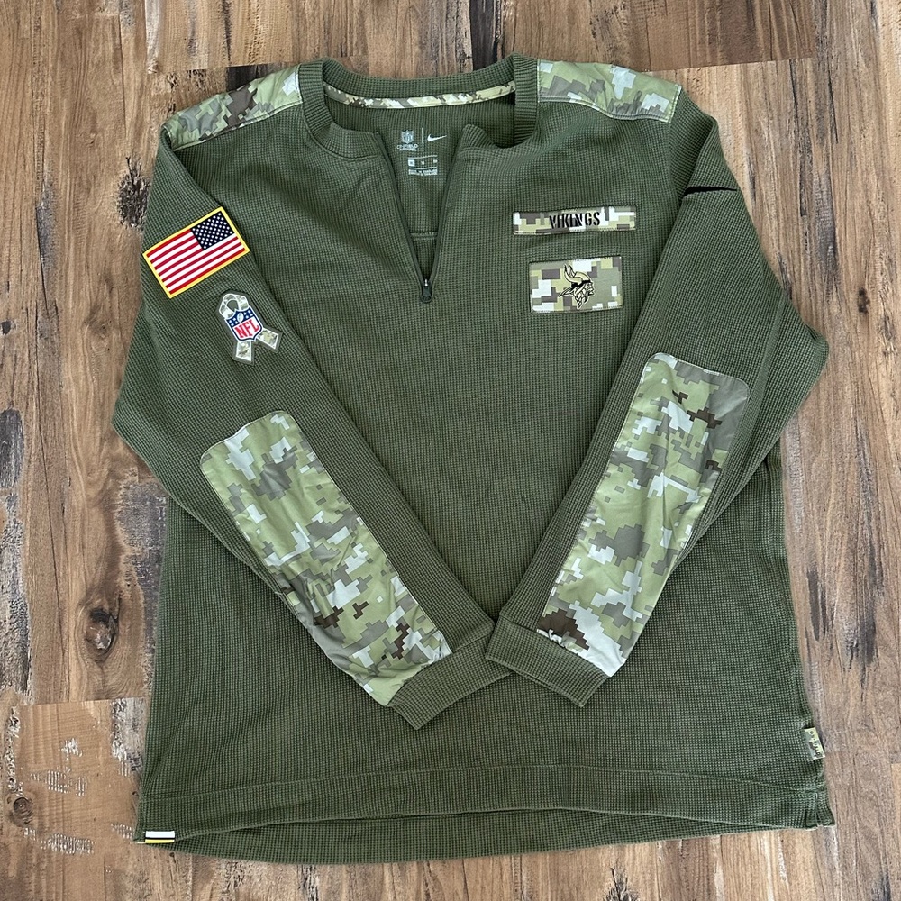 NWOT Men’s Nike Minnesota Vikings Salute to Service Pullover, XL